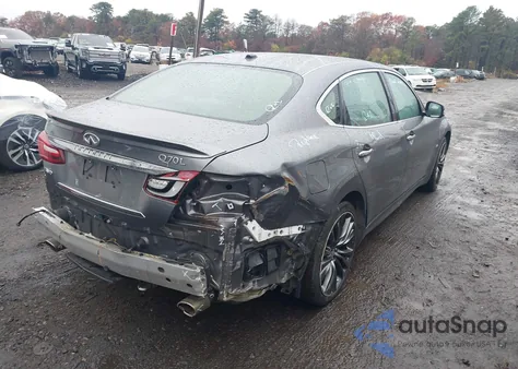 2019 Infiniti Q70L 3.7X Luxe z USA, uszkodzony, nr VIN JN1BY1PR9KM725123